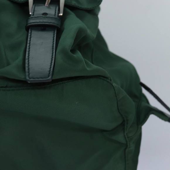 PRADA Backpack Nylon Green Auth kk262 - Picture 14 of 16